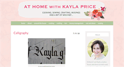 Desktop Screenshot of kaylaprice.com